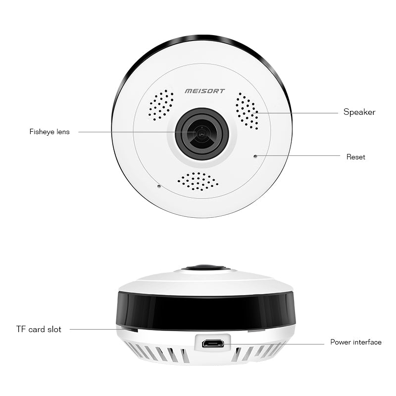 360° Smart Home Surveillance Camera